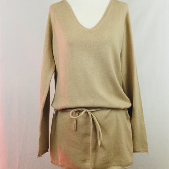 3/$30🌺 Venus Front Tie waist Long sleeved Tunic